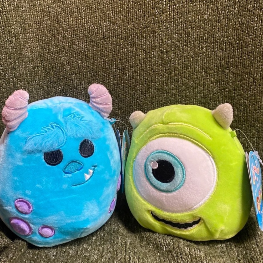 Disney Squishmallow Mike and Sulley